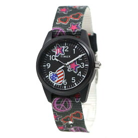タイメックス 腕時計 ユース キッズ USA ブラック TIMEX TW7C23700