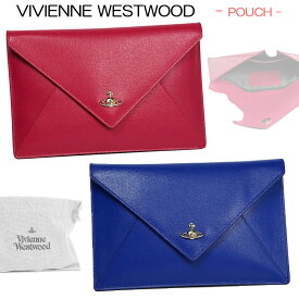 ヴィヴィアンウエストウッド ポーチ クラッチバッグ Vivienne WestWood 52040008 40213 レザー A5サイズ対応