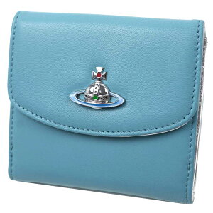 BBAEGXgEbh z ܂z fB[X u[ Vivienne Westwood SMALL WALLET NAPPA LEATHER BLUE 51150003L001LK407 51150003-L001L-K407