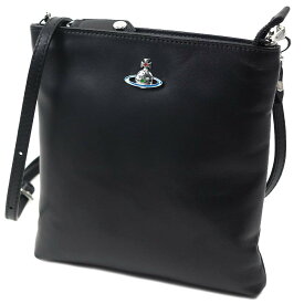 ヴィヴィアンウエストウッド ショルダーバッグ 鞄 クロスボディ 斜め掛け ブラック Vivienne Westwood SQUARE CROSSBODY NAPPA LEATHER BLACK 51160005L001LN403 51160005-L001L-N403