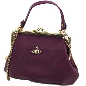 BBAEGXgEbh V_[obO nhobO fB[X ܌ 2WAY `F[ Vivienne Westwood GRANNY FRAME PURSE PURPLE 52020003-L001N-J401
