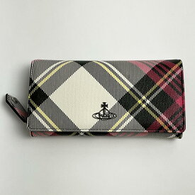 [訳ありアウトレット] ヴィヴィアン ウエストウッド 長財布 レディース チェック柄 マルチカラー Vivienne Westwood 51060025-S0012-O101