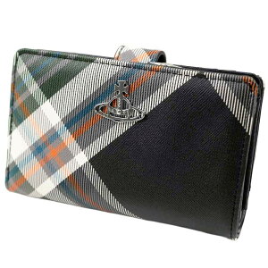 BBAEGXgEbh ܂z fB[X _[r[ ^[^O[ Vivienne Westwood MEDIUM ZIP WALLET ZIP CARD WALLET BIOGREEN SAFFIANO PRINTED 3 DERBY TARTAN GREEN 51080028-S0012-O102