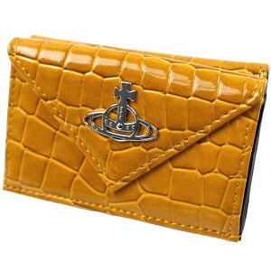 BBAEGXgEbh O܂z fB[X jZbNX CG[ Vivienne Westwood WALLET JOHANNA ENVELOPE BILLFOLD WITH POCKET YELLOW 51150009-02094-E201