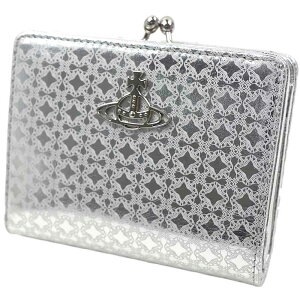 BBAEGXgEbh ܂z fB[X ܌ Vivienne Westwood Wallet with coin pocket METAL ORBORAMA PRINT SILVER S51010020U-L005B-P404