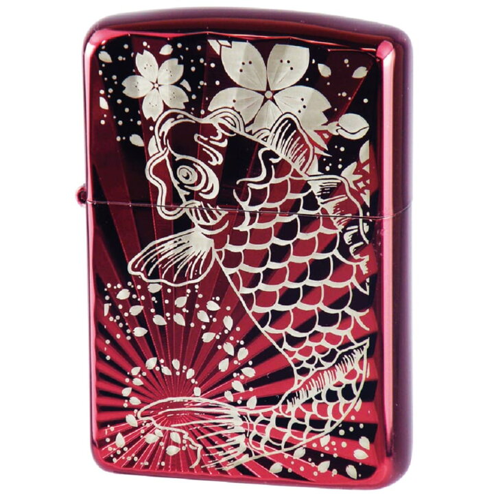 楽天市場】ZIPPO ジッポライター ジッポー アーマー ARMOR 鯉桜 レッド  