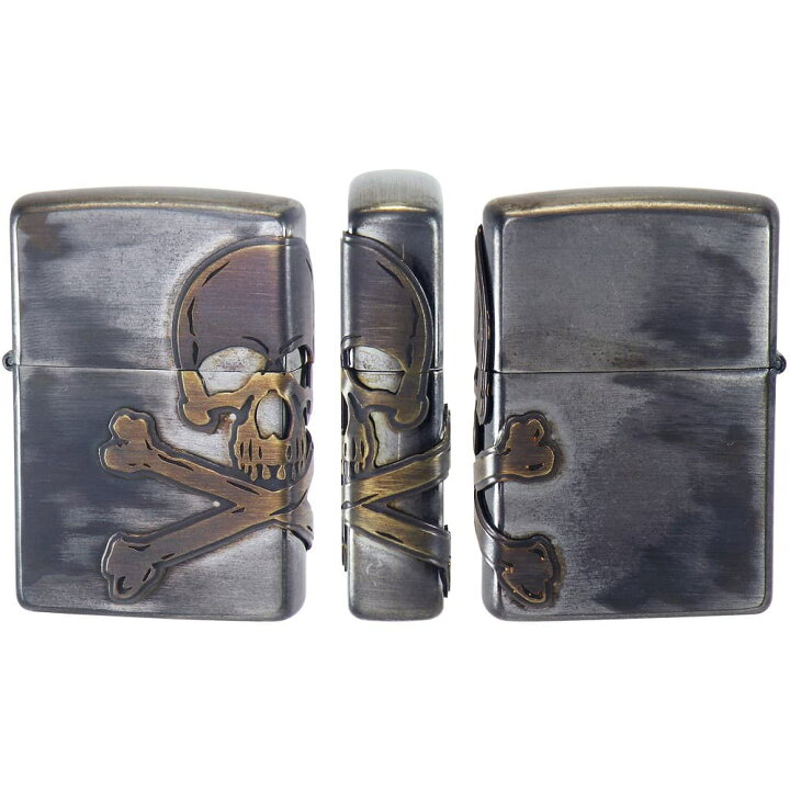 楽天市場】ZIPPO ジッポー ジッポライター アンティークスカル 