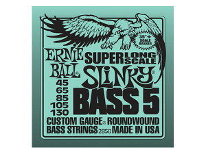 *�y���[���֔����E����s�z�yERNIE BALL�i�A�[�j�[�{�[���j �x�[�X���zSuper Long Scale Slinky Bass 5-String 2850�i5���x�[�X�p�j 045-130