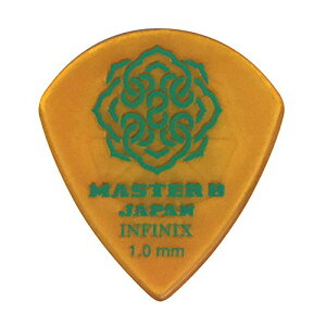 【ゆうパケット・送料無料】【MASTER 8】【ピック10枚セット】 INFINIX Hard Polish w/Rubber Grip Jazz 1.00mm IFHPR-JZ100