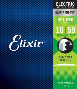 y[֔AszyElixiriGNT[j@GLM^[ zOPTIWEB 7 Light/Heavy .010-.059 #19074