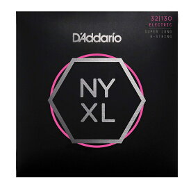 【ゆうパケット・送料無料】D'Addario ダダリオ ベース弦 NYXL Super Long Scale 6弦 .032-.130 NYXL32130SL