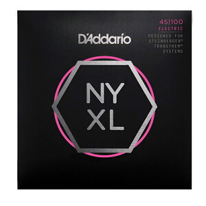 【ゆうパケット・送料無料】D'Addario ダダリオ ベース弦 NYXL ダブルボールエンド Long Scale .045-.100 NYXLS45100