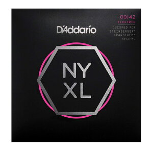 【ゆうパケット・送料無料】D'Addario ダダリオ エレキギター弦 NYXL ダブルボールエンド Super Light .009-.042 NYXLS0942