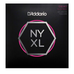 【ゆうパケット・送料無料】D'Addario ダダリオ エレキギター弦 NYXL Balanced Tension Super Light .009-.040 NYXL0940BT
