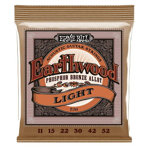 ERNIE BALL アコースティックギター弦 フォスファーブロンズ ライト (11-52) 2148 Earthwood Acoustic Phosphor Bronze Light