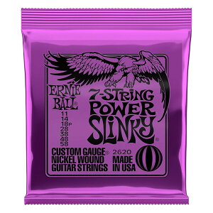 y[֔zyERNIE BALLiA[j[{[j GLM^[zM^[ 7 p[ (11-58) 2620 7String Power Slinky
