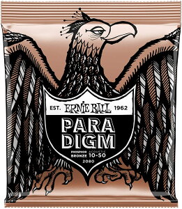 【ゆうパケット便発送・送料無料】ERNIE BALL 2080 アコースティックギター弦 (10-50) PARADIGM PHOSPHOR BRONZE EXTRA LIGHT