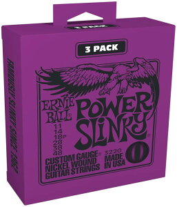 ERNIE BALL 3220 GLM^[ (11-48) POWER SLINKY 3Set Pack