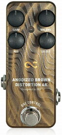【One Control(ワンコントロール)】【ディストーション】Anodized Brown Distortion 4K ディストーション ギターエフェクター