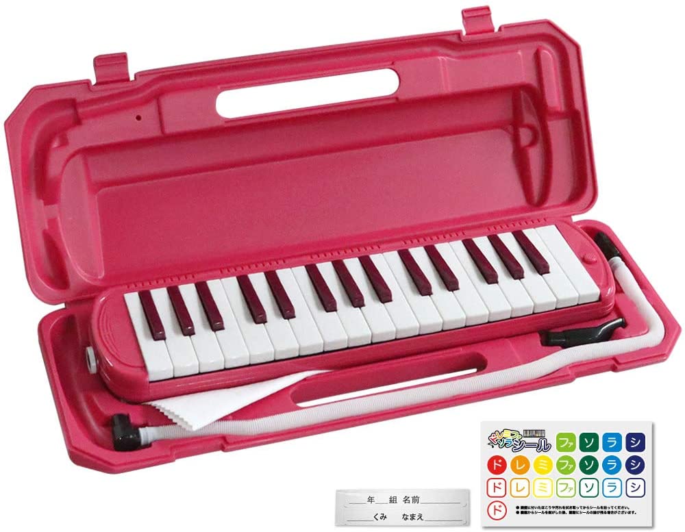 メロディピアノ 32鍵 ビビッドピンク P3001-32K VPK
