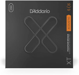 【ゆうパケット・送料無料】D'Addario ダダリオ アコースティックギター弦 XT コーティング弦 フォスファーブロンズ Extra Light .010-.047 XTAPB1047-3P 3set入りパック