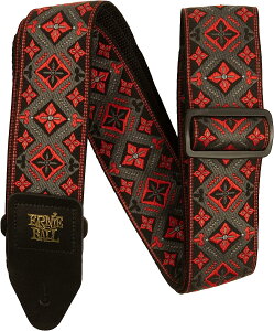 �y�䂤�p�P�b�g�ցz*�yERNIEBALL(�A�[�j�[�{�[��)�z�y�X�g���b�v�z JACQUARD STRAP�@RED KING #5346