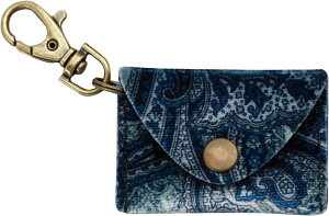 y䂤pPbgEzRightOn! STRAPS (CgI XgbvX) PICK CASE sbNP[X KEYCHAIN PICK POUCH PAISLEY BLUE