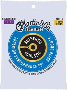 MARTIN AR[XeBbNM^[ AUTHENTIC ACOUSTIC Superior Performance MA175(MA-175) Custom Light .011-.052