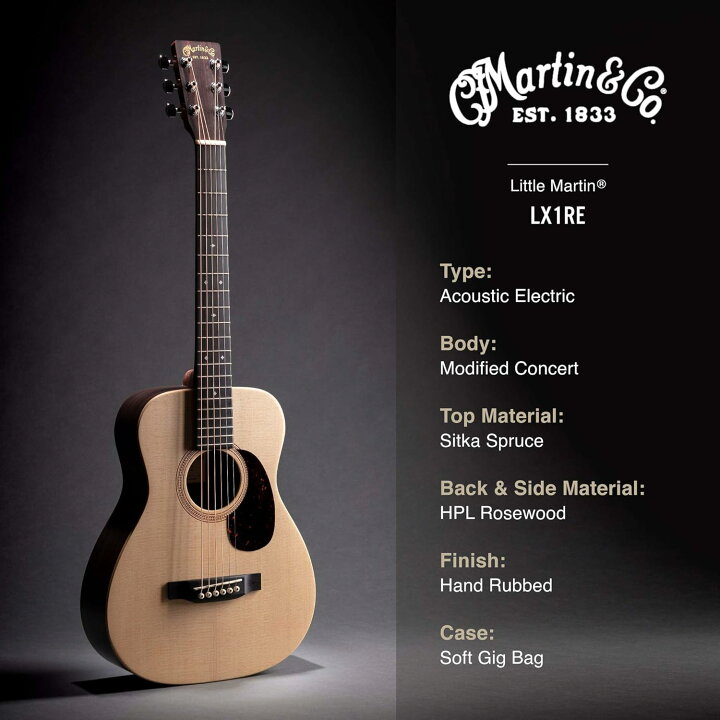 楽天市場】【Martin(マーチン)】【エレアコ・ミニギター 