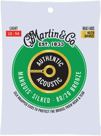 Martin アコースティックギター弦 AUTHENTIC ACOUSTIC Marquis Silked MA140S (MA-140S)Light .012-.054