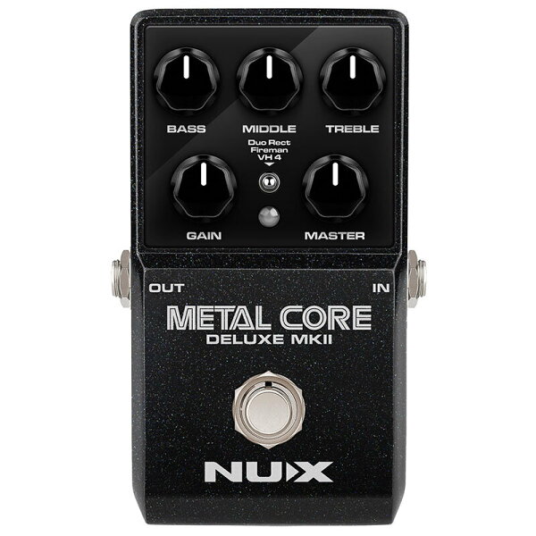 【送料無料】【NUX(ニューエックス)】プリアンプエフェクター　Metal Core Deluxe MKII -Preamp Pedal-