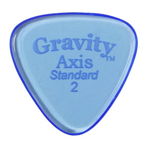 GRAVITY GUITAR PICKS Axis - Standard - GAXS2P 2.0mm, Blue