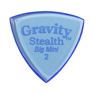 GRAVITY GUITAR PICKS Stealth - Big Mini - GSSB2P 2.0mm, Blue