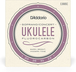 【ゆうパケット・送料無料】【D'Addario (ダダリオ)】【ウクレレ弦】 Pro-Art Carbon Concert/Soprano EJ99SC