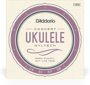 【ゆうパケット・送料無料】*【D'Addario(ダダリオ)】【ウクレレ小物】ウクレレ弦 EJ88C