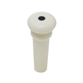 【メール便・送料無料】【SCUD】【アコギ用エンドピン】エンドピン F-0019 プラスティック、点入り(ホワイト)
