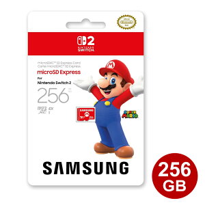 Samsung Switch2�Ή� microSD Express 256GB �X�C�b�`2 �������[�J�[�h microSDXC�J�[�h �}�C�N��SD�J�[�h microSD Express Card 256GB for Nintendo Switch 2 BEE-A-SD01B �y���[���֑��������z