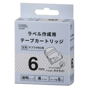 �e�v���݊����x�� �����e�[�v ������ ��6mm OHM 01-3806 TC-K6T �y���[���֑��������z