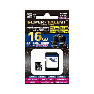 _yVJ[h|Cg8{I10/5^ SUPERTALENT microSDHCJ[h class10 16GB SDϊA_v^t 11-0176 ST16MSU1PD }CNSD microSDJ[h y[֑z