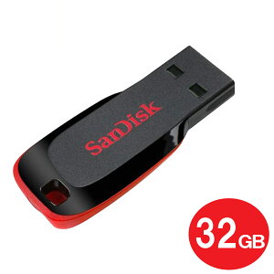 �T���f�B�X�N USB2.0�t���b�V�������� 32GB Cruzer Blade SDCZ50-032G-B35 USB������ SanDisk �C�O���e�[�� �y���[���֑��������z