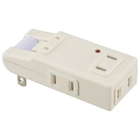 雷ガード付 マイクロタップ 4個口 ホワイト プラグ収納式 雷ガード 電源タップ OHM 00-6969 HS-AKS4PBT-W OAタップ コンセントタップ テーブルタップ 電源コード 【メール便送料無料】