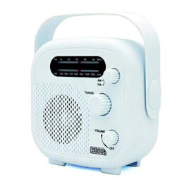 【10％OFF】ヤザワ シャワーラジオ ホワイト FM/AM 防水ラジオ IPX5 SHR02WH 送料無料