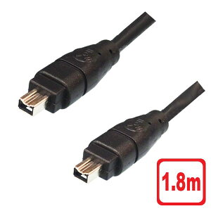 IEEE1394P[u 4s-4s 1.8m FireWire i.LINKP[u DVP[u RlNgP[u 3AJpj[ PCC-IL418 y[֑z