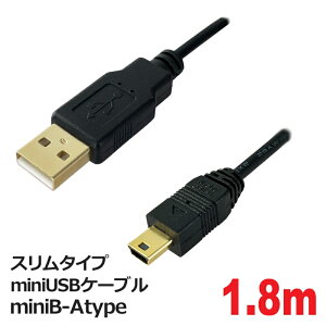 mini USBP[u 1.8m X^Cv f[^` [dΉ miniUSBP[u ~jUSBP[u Atype mniB RlNgP[u 3AJpj[ PCC-SLMINIUSB18 y[֑z