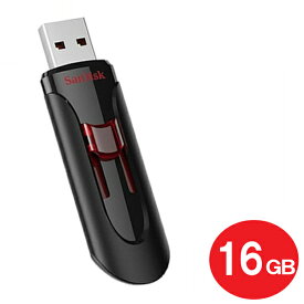 ＼楽天カードポイント5倍！6/5／サンディスク USB3.0フラッシュメモリ 16GB Cruzer Glide SDCZ600-016G-G35 USBメモリ SanDisk 海外リテール メール便送料無料