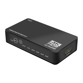テック 4K対応 HDMIセレクター 5入力-1出力切替器 THDSW51-4K60 Nintendo Switch・PS4・BDレコーダー・ノートPC対応 【送料無料】