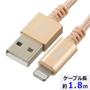 _yVJ[h|Cg5{I9/15^ MFIF ϋvCgjOP[u USB TypeA 1.8m S[h MFIF OHM 01-7106 SIP-L18TAH-N ACtH iPhone14 14Plus 14 Pro MAX iPhone13Ή y[֑z