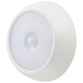 ＼ポイント5倍／LEDセンサーライト 防水性能IPX4 明暗・人感センサー式 昼白色 ホワイト OHM 06-4108 NIT-BLA6JM-2 LED ナイトライト 人感 防犯灯 送料無料