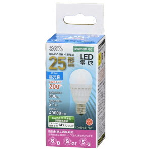 _yVJ[h|Cg5{I11/15^ `LEDd 25` 300lm F E17 Lz200° Ή OHM 06-4473 LDA2D-G-E17IS51