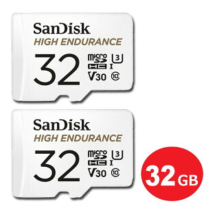 TfBXN hCuR[_[p ϋv microSDHCJ[h 32GB 2 SDA_v^t Class10 UHS-1 U3 V30 SDSQQNR-032G-GN6IA-2P hRΉ microSD SanDisk COe[ y[֑z